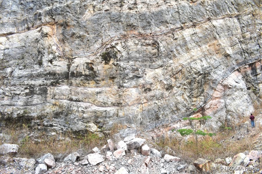 Levé structural sur le terrain — vallée du Niari