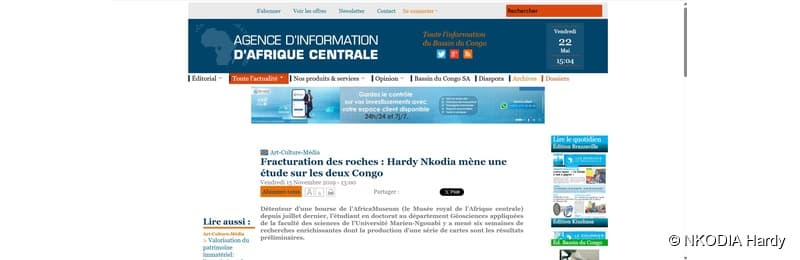 Cartographier les failles pour mieux évaluer l'aléa sismique à Brazzaville