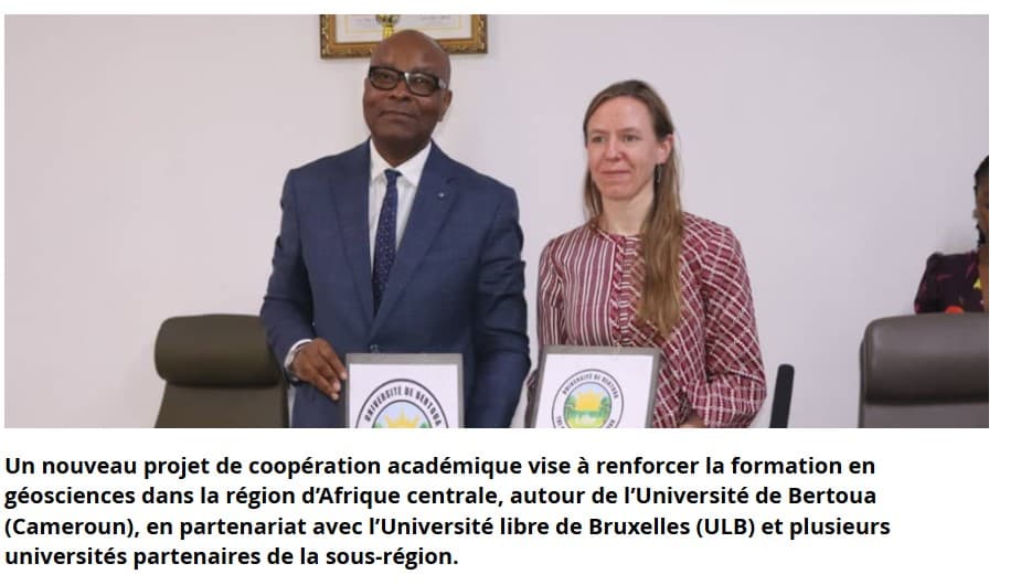 AMORCE-GEO — Vers un modèle d'échanges pédagogiques en géosciences autour de l'Université de Bertoua